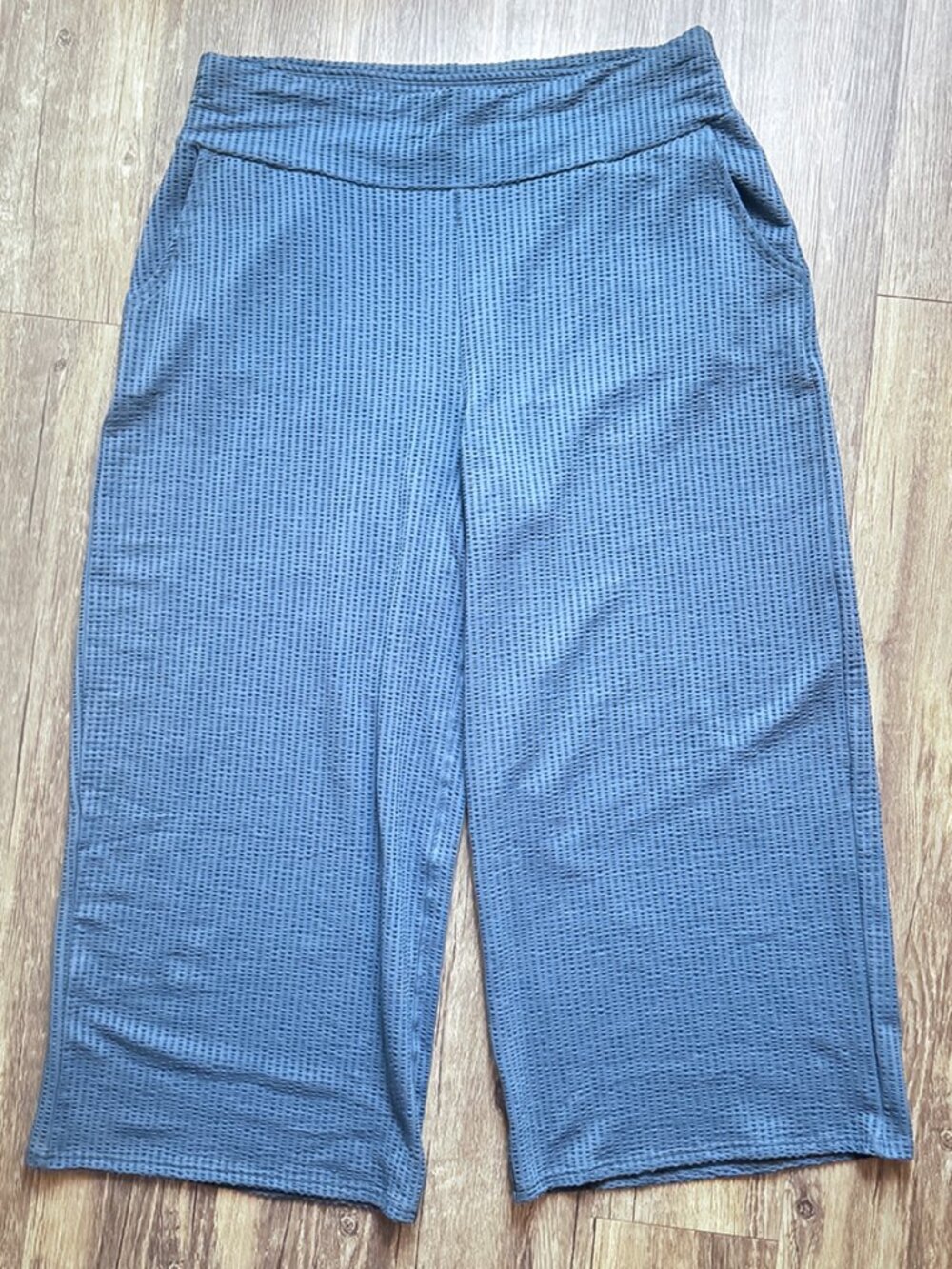 NWT Toad&Co Women's Chaka Wide Leg Pants, Midnight Texture.